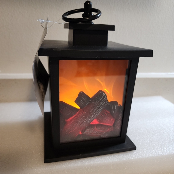 American Company Other - Black Lantern with Flickering Flame Effect. New With Tags